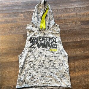 Zumba Gray Sleeveless Hoodie